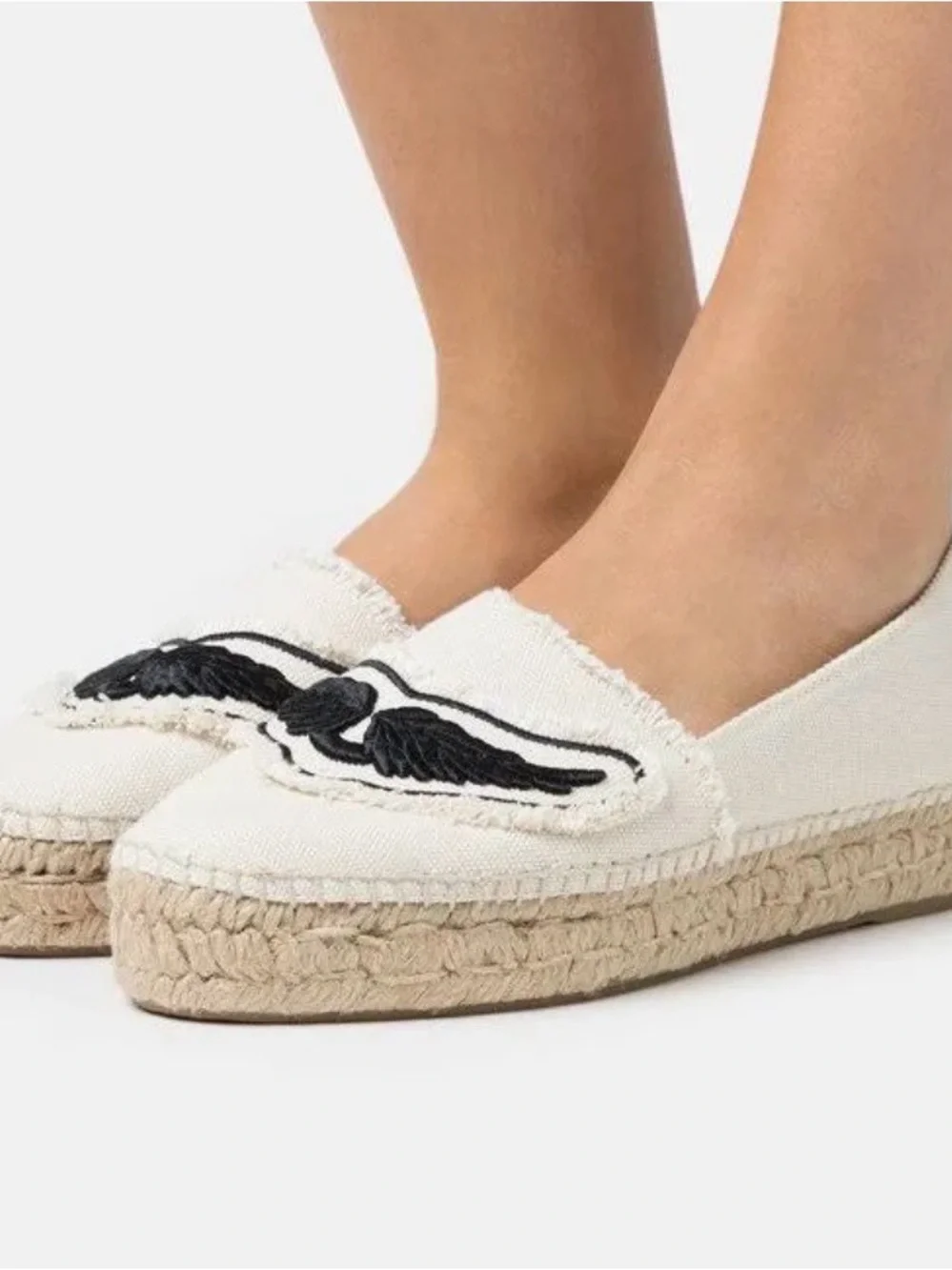 ZADIG & VOLTAIRE Women's City Frayed Espadrille Flat.